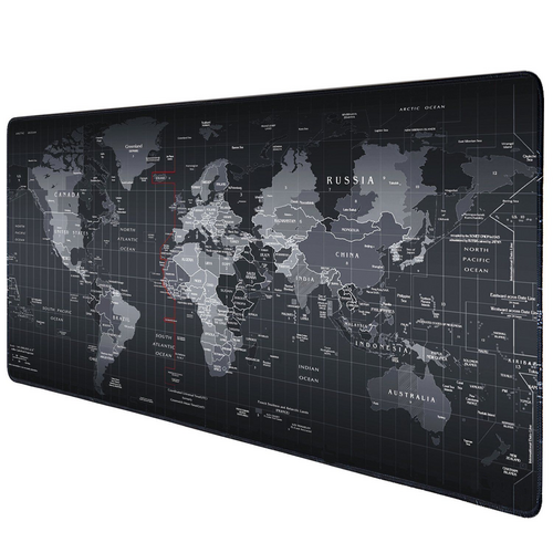 World Map Gaming Mouse Pad 31.5" × 12"