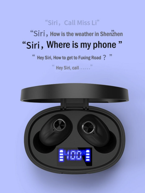 Bluetooth 5.0 Earbuds — IPX7 Waterproof, Hi‑Fi Stereo