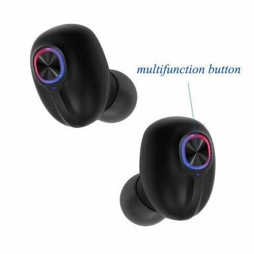 Bluetooth 5.0 Earbuds — IPX7 Waterproof, Hi‑Fi Stereo