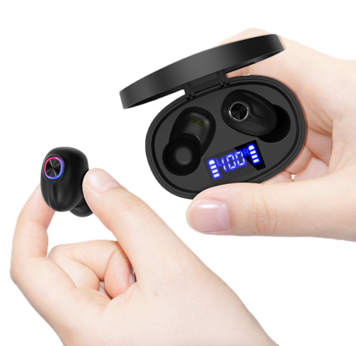 Bluetooth 5.0 Earbuds — IPX7 Waterproof, Hi‑Fi Stereo