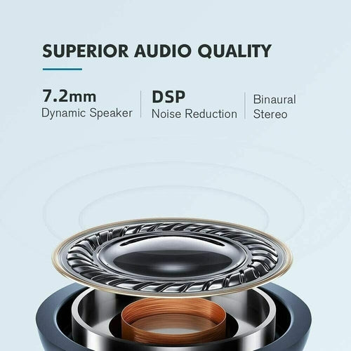 Bluetooth 5.0 Earbuds — IPX7 Waterproof, Hi‑Fi Stereo