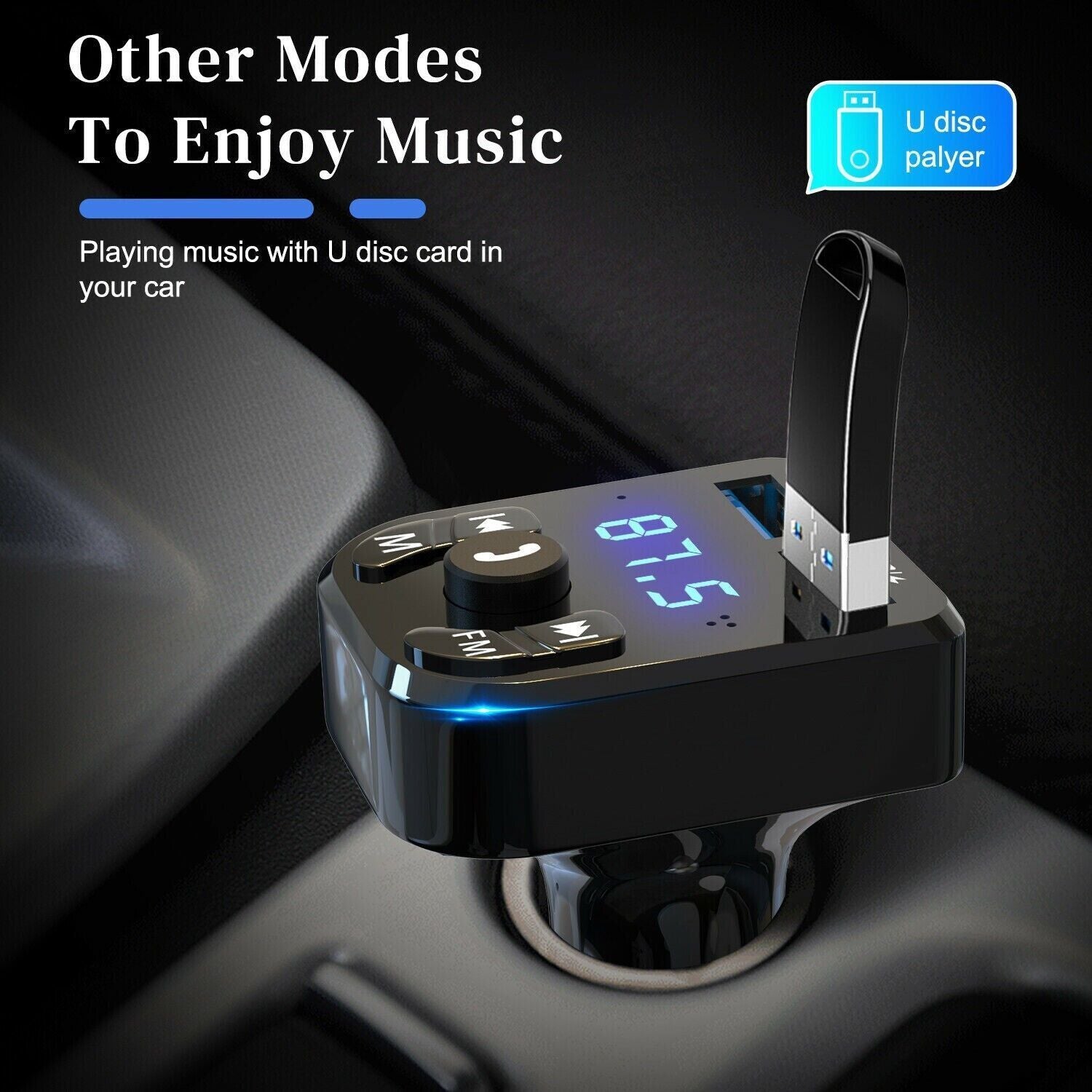 Wireless Car Bluetooth FM Transmitter