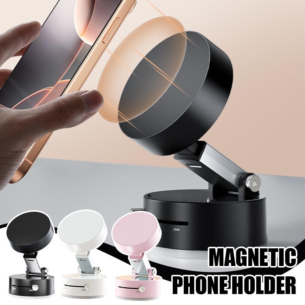 Magnetic Vacuum Car Phone Holder