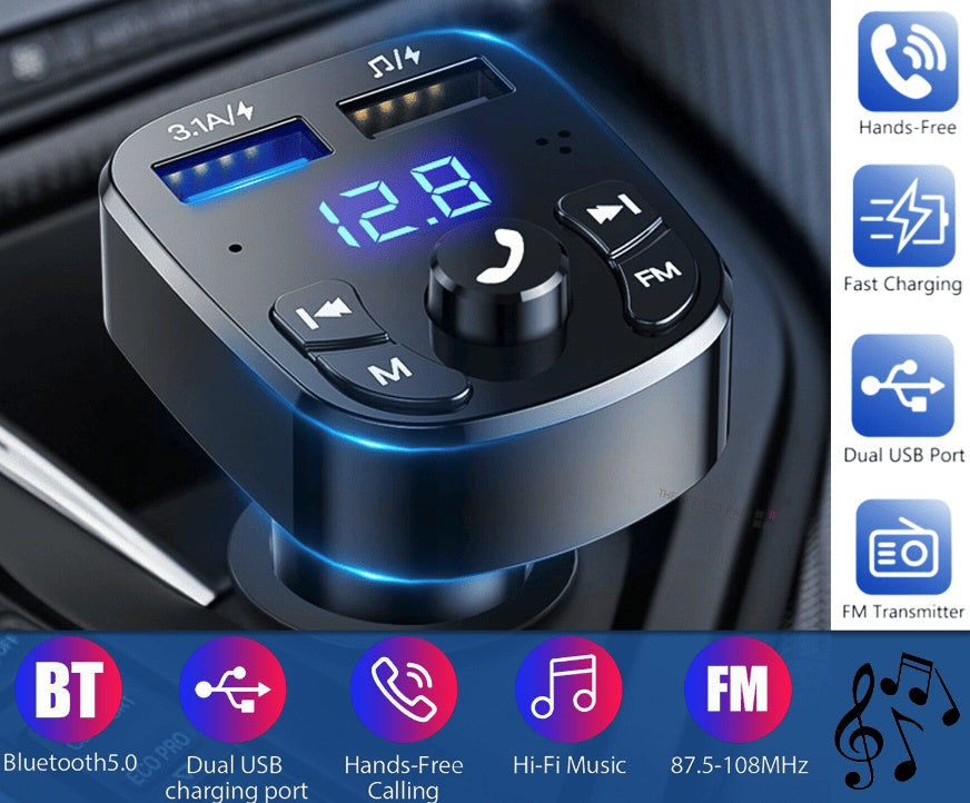 Wireless Car Bluetooth FM Transmitter
