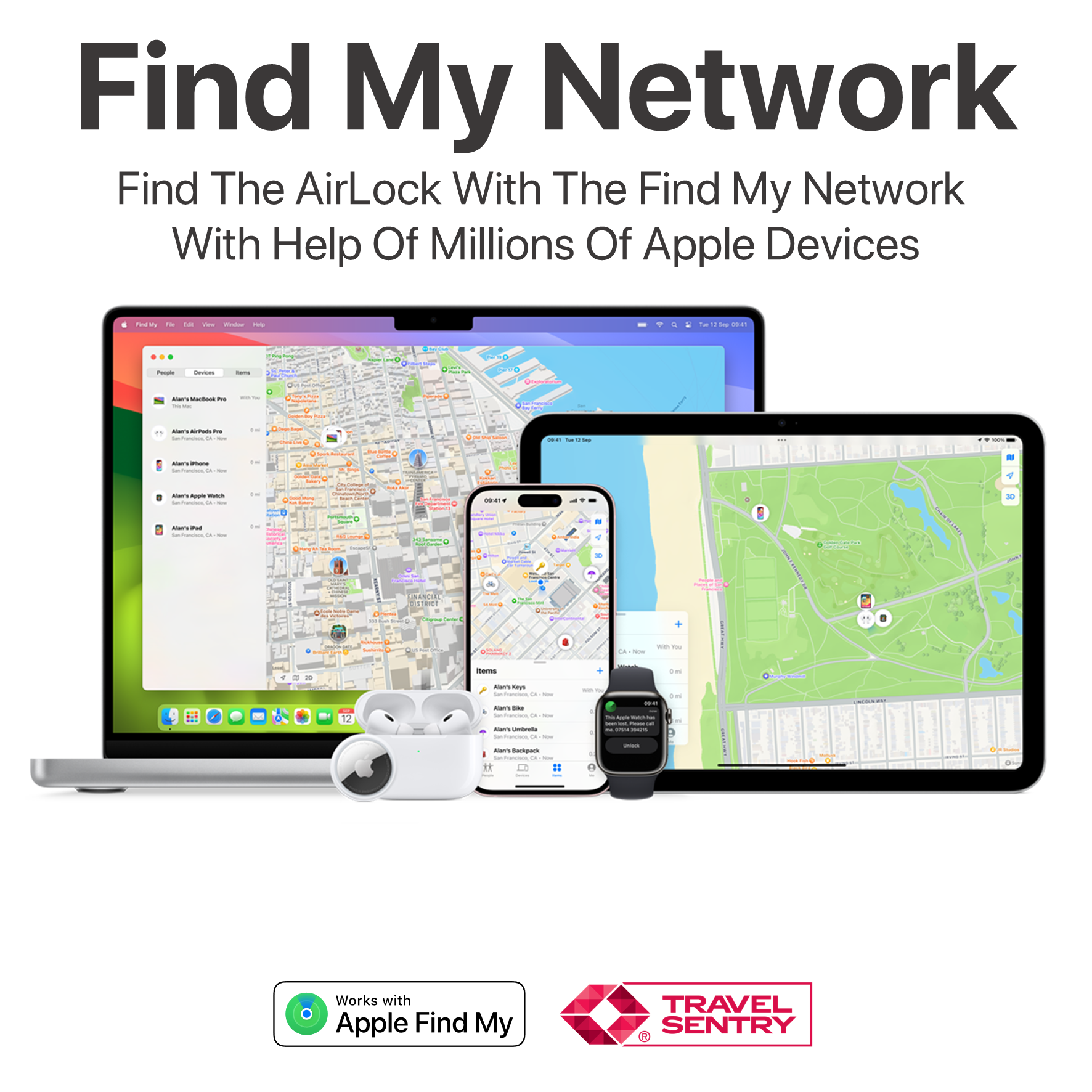 SmartLock Tracking Luggage Locks