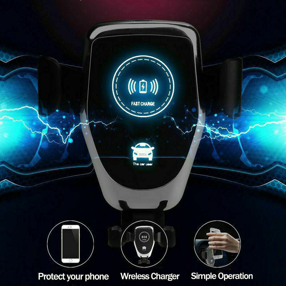 Fast Qi Wireless Car Charger Mount