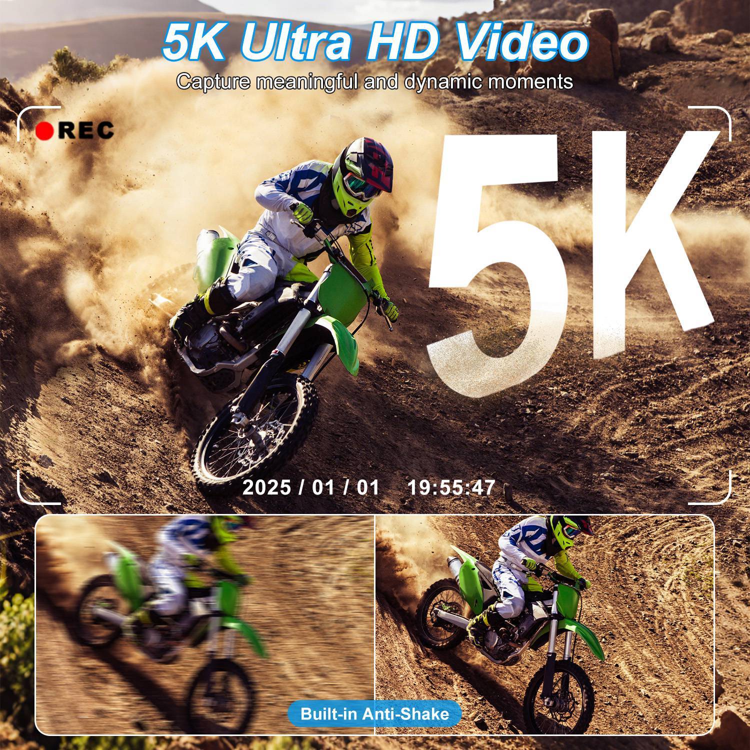 5K 75MP Vlogging Camera