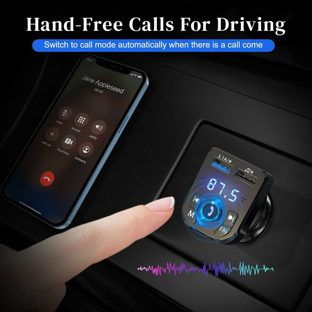 Wireless Car Bluetooth FM Transmitter