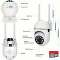 360° Outdoor Wi‑Fi Camera (1080p)