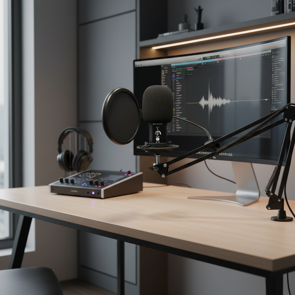 Emerson USB Gaming and Streaming Condenser Microphone