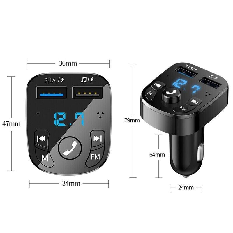 Wireless Car Bluetooth FM Transmitter