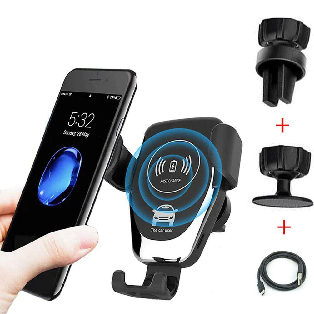 Fast Qi Wireless Car Charger Mount