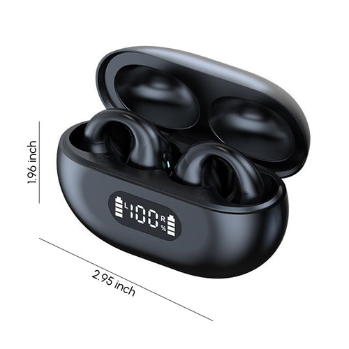Ear-Clip Bluetooth 5.3 Stereo Earphones Waterproof