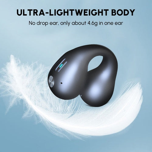 Ear-Clip Bluetooth 5.3 Stereo Earphones Waterproof