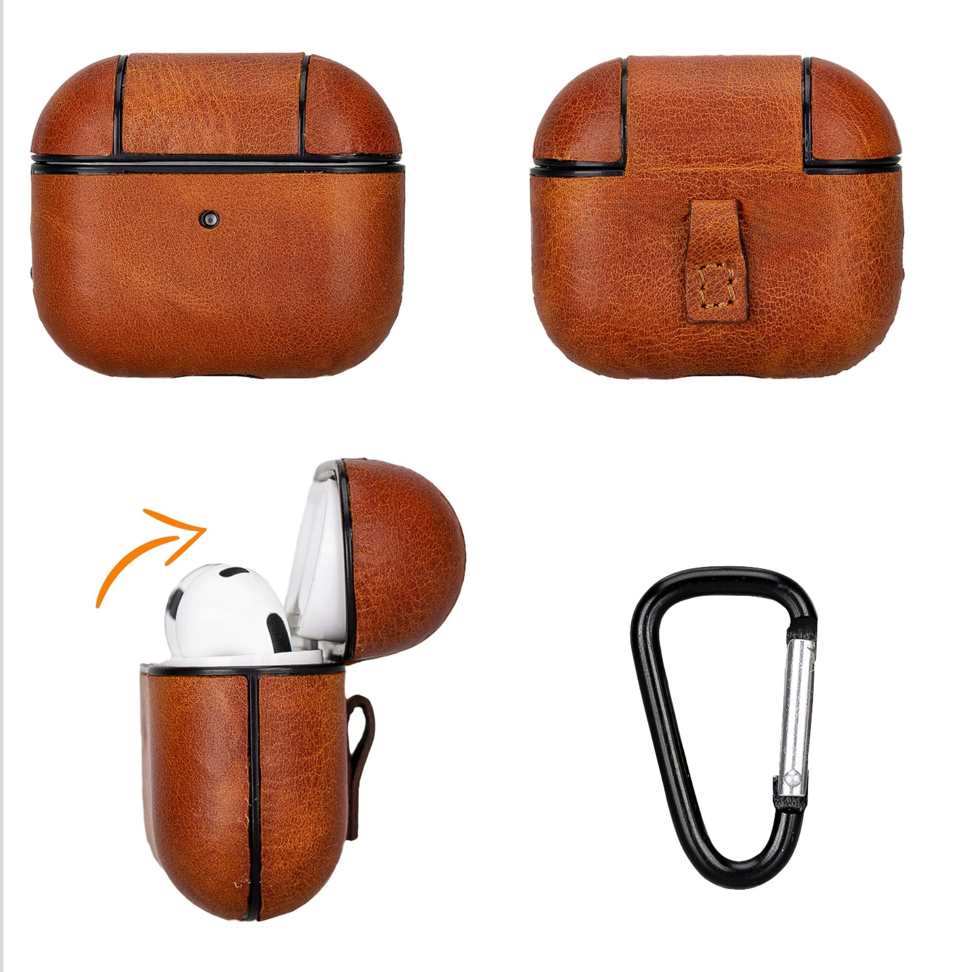 Leather Case for AirPods 3
