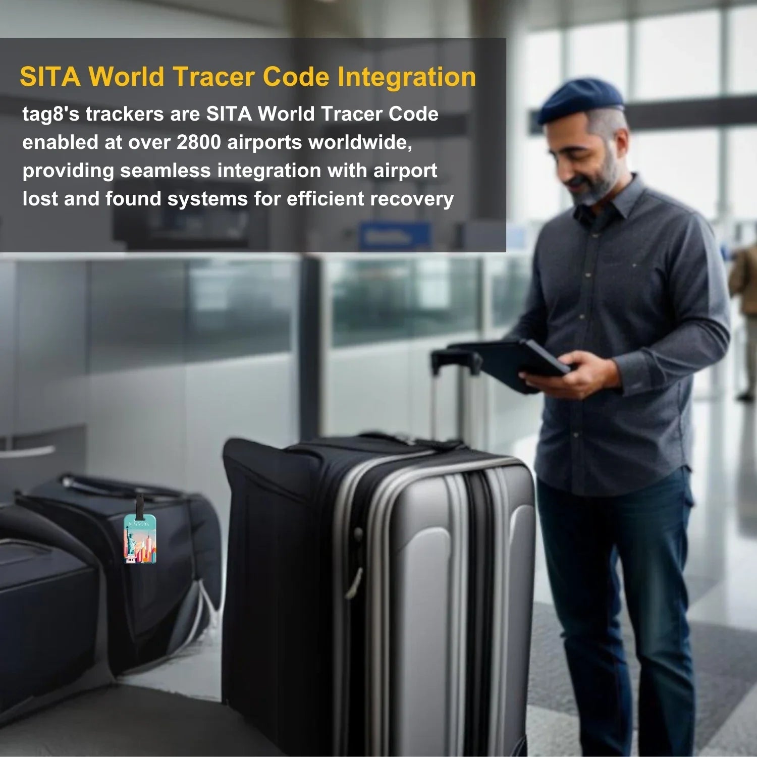 Smart QR Luggage Tag - Travel 2 Pieces