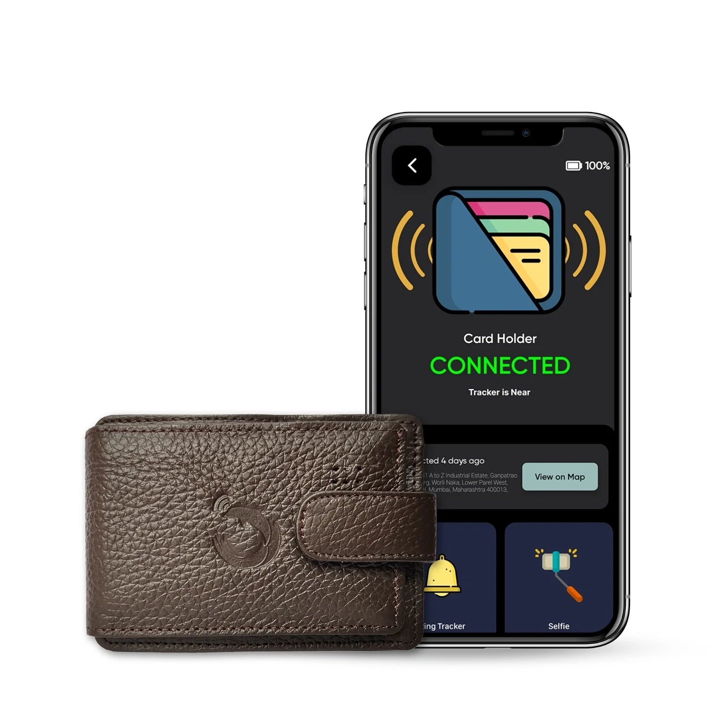 Trackable Smart Cardholder