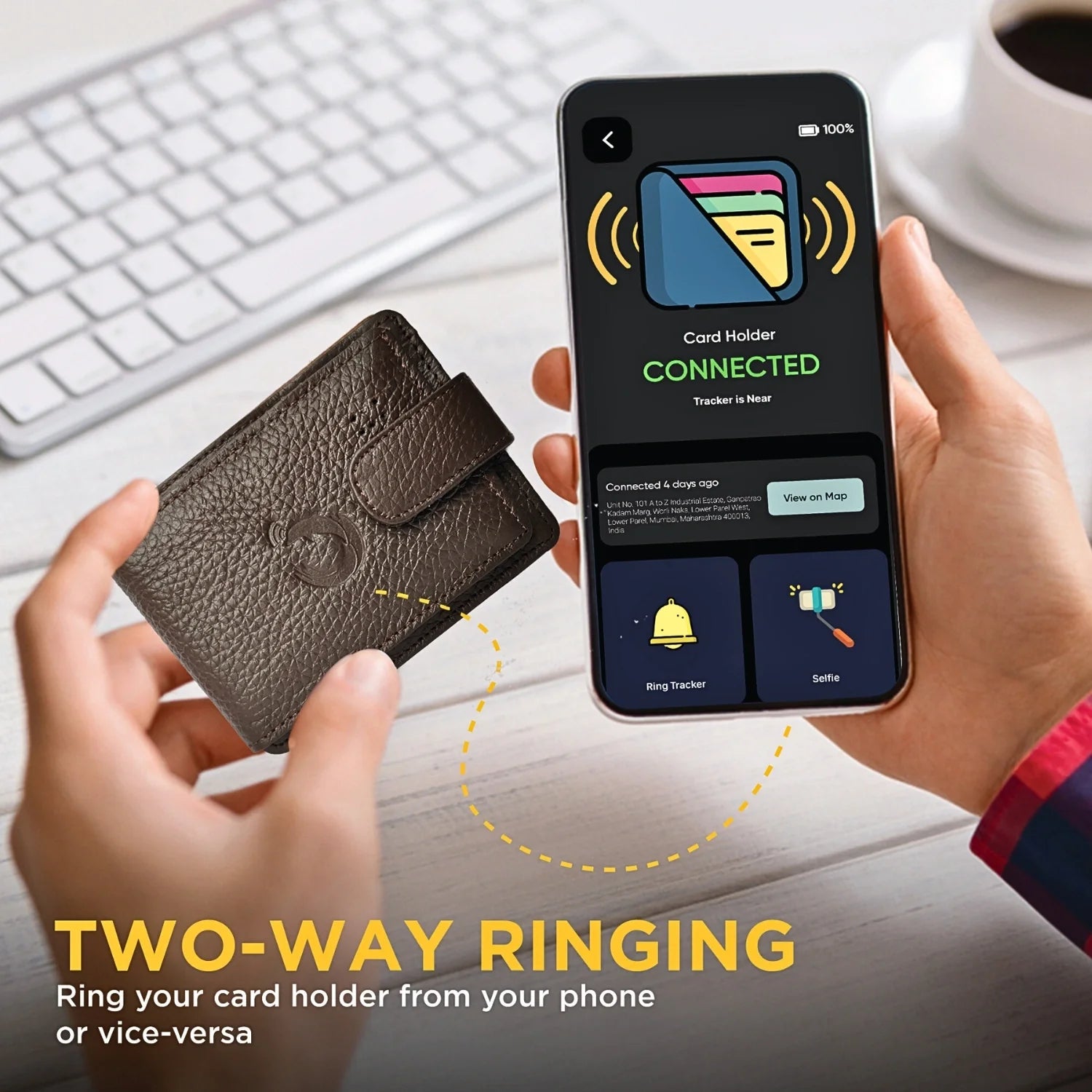 Trackable Smart Cardholder