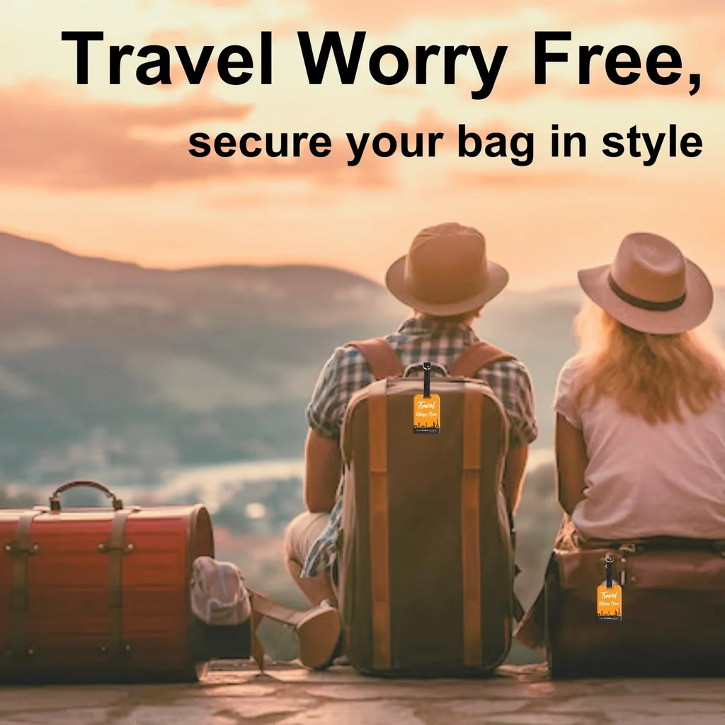 Smart QR Luggage Tag - Travel 2 Pieces
